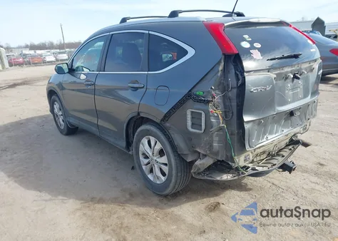 2013 Honda Cr-V Ex-L from USA, damaged, VIN 5J6RM4H72DL005851